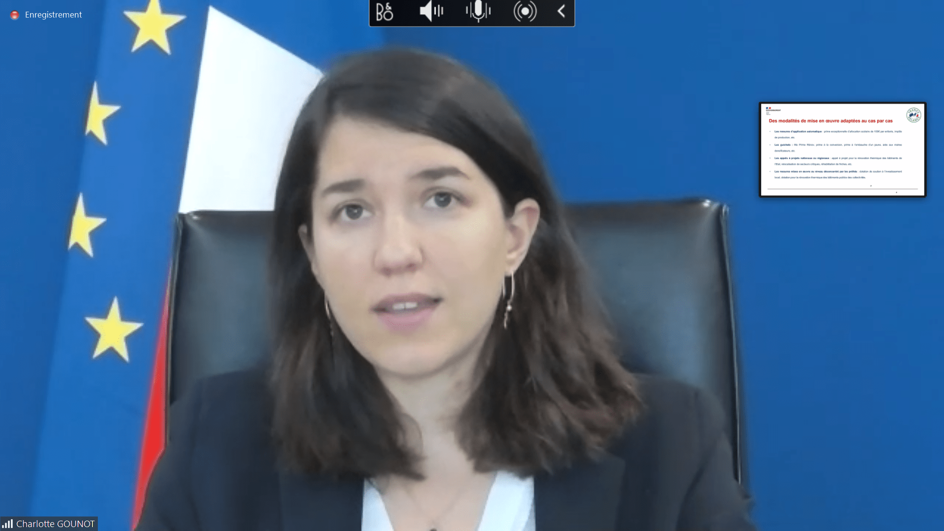 Webinaire douverture du 24 novembre, présentation du Plan de relance par Charlotte  Gounot du cabinet de Bruno Le Maire - Fédération des élus des Entreprises  publiques locales